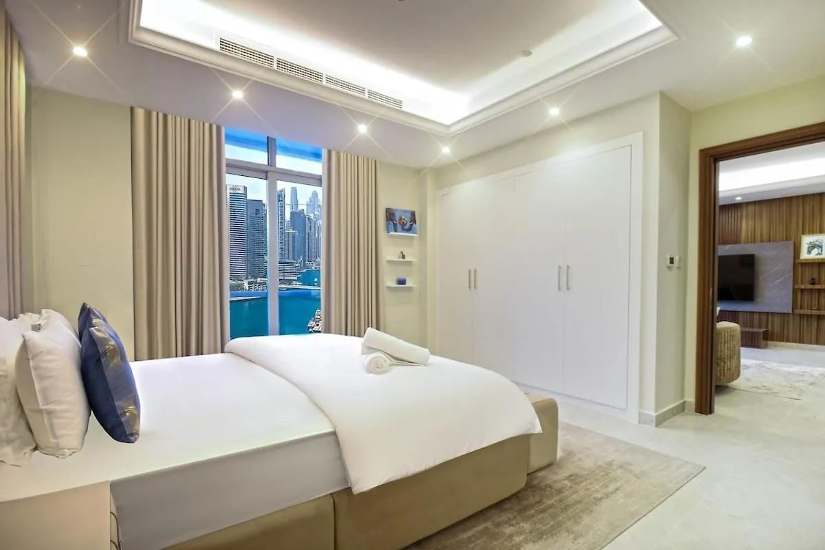 Luxury 1-Bedroom Apartment In Dubai Marina - Orra Marina Tower Förenade Arabemiraten